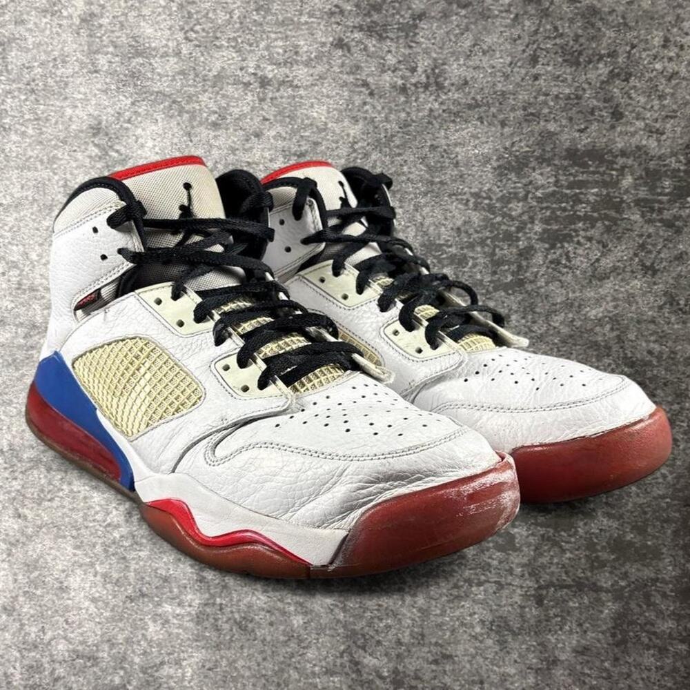 Nike Air Jordan Mars 270 Olympic White Red Blue Mens Size 13 Sneakers CD7070-104